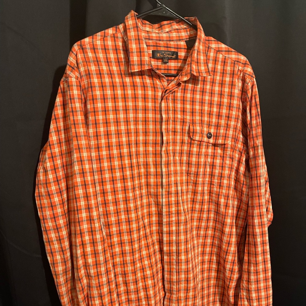Ben Sherman 2XL Mens long sleeve dress shirt